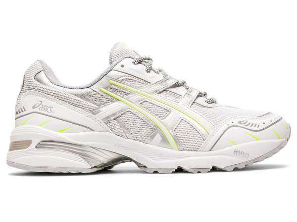 Asics Sportschoenen Heren, GEL-1090 Wit/Zilver - Asics Belgie Outlet | B5284317-CZ